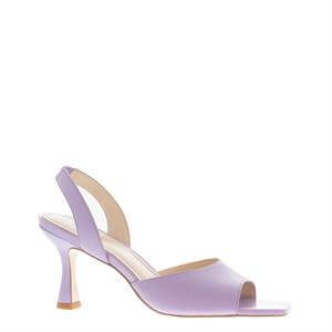 Carl Scarpa Peggy Leather Sling Back Mule Courts - Lilac